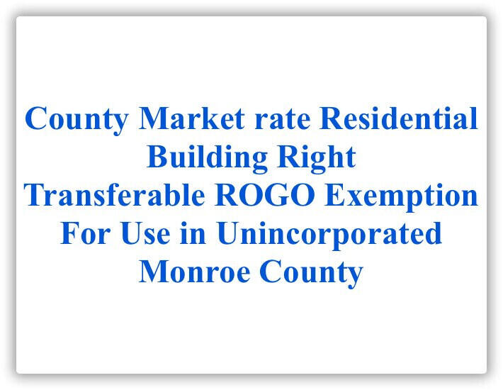 1 Transferable ROGO Exemption